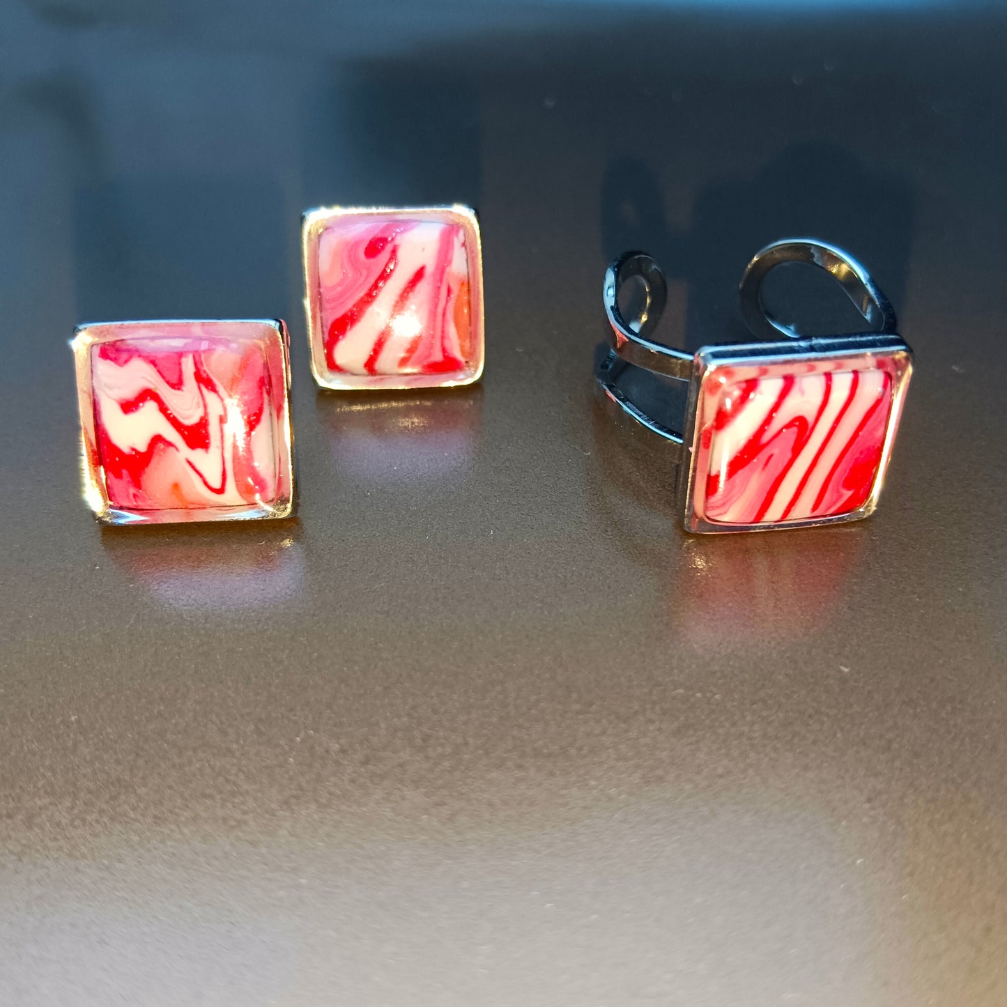 Candy Red Earrings