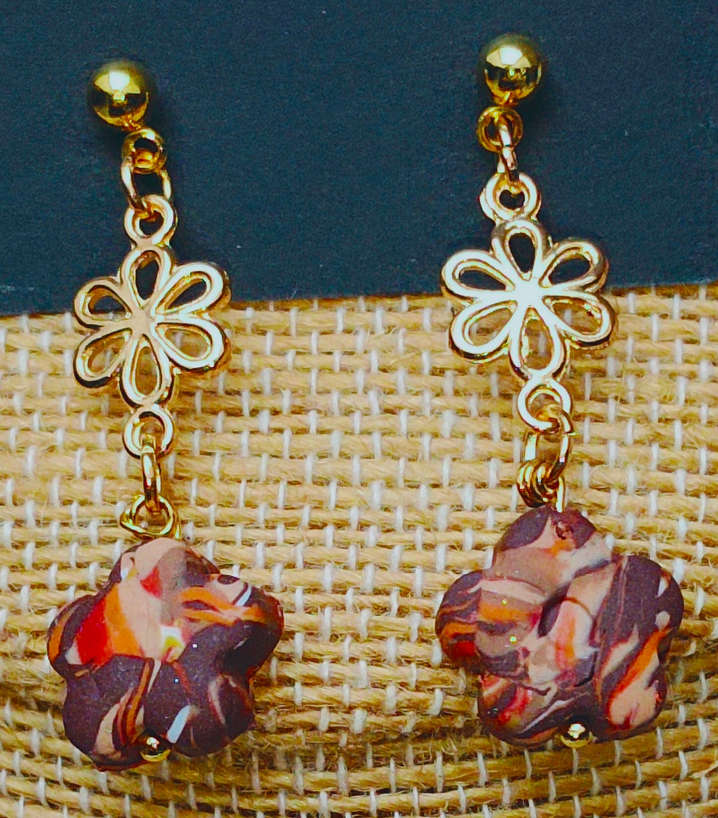 Dun Flower Earrings